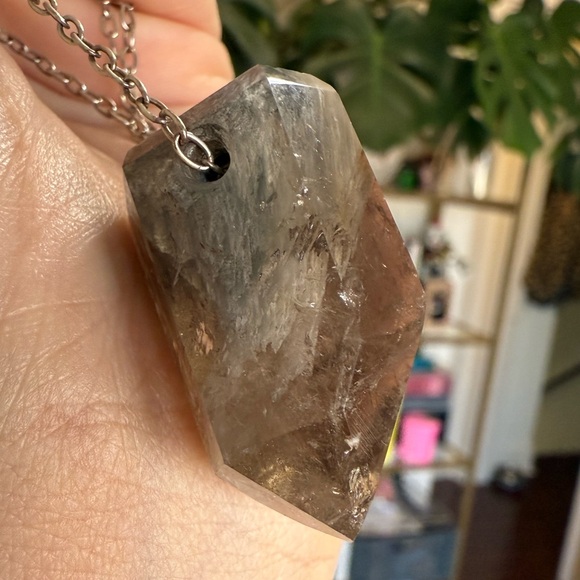 Quartz Necklace handmade by Joseph Brooks - Picture 3 of 4